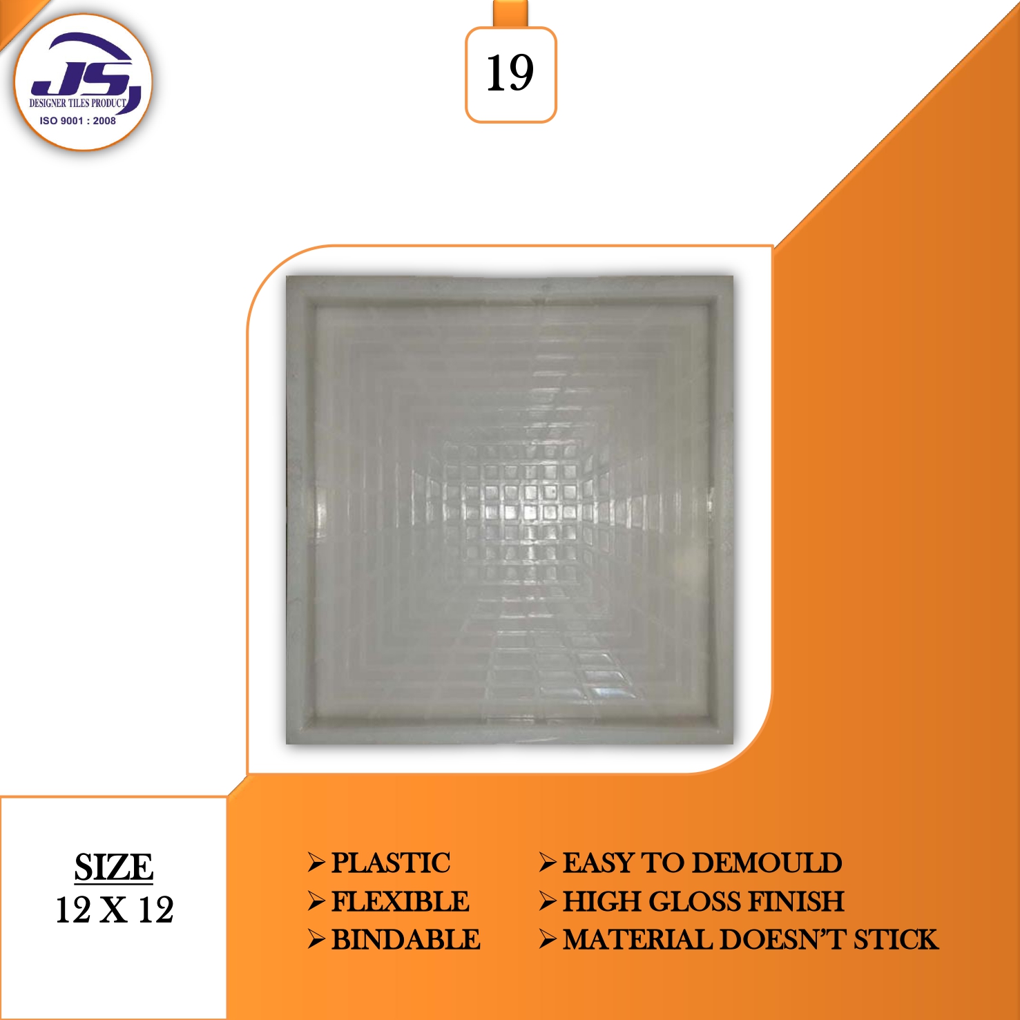 Spider (12x12) Plastic Mould